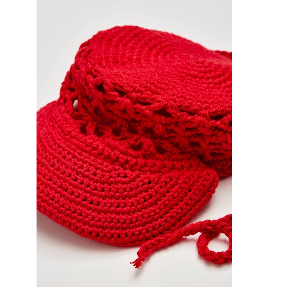 4025. Free People Silvie Crochet Baseball Hat